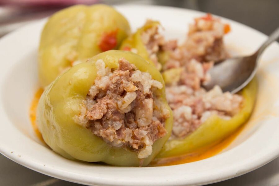 Kosovo Food_stuffed peppers